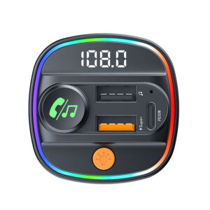 Φορτιστής αυτοκινήτου Devia Smart PD30W 2A+1C Multi-function Wireless MP3 - Image 3