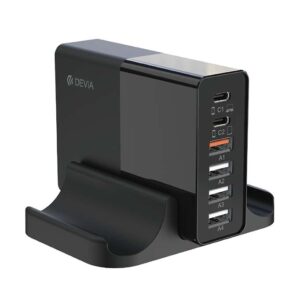 Επιτραπέζιος Φορτιστής Extreme Speed Multi-port 4A+2C PD 80W Devia