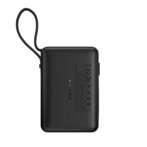 Devia Ultra4 Power Bank PD 65W με καλώδιο & ψηφιακή οθόνη (20000mAh)