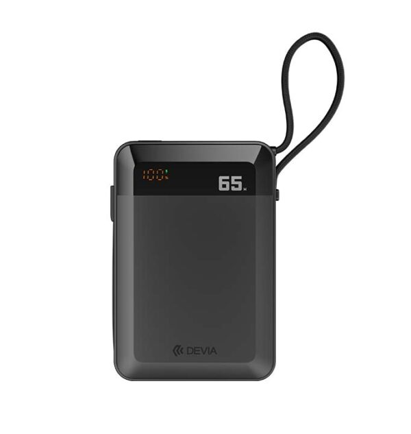 devia-ultra4-power-bank-65w Devia Ultra4 Power Bank PD 65W με καλώδιο & ψηφιακή οθόνη (20000mAh)
