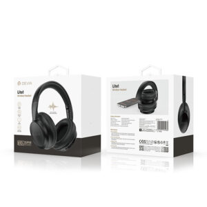 Devia Lite1 Wireless Headphones Black - Image 2