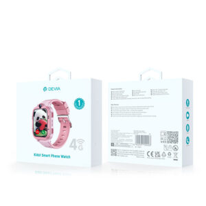 Παιδικό Smartwatch 4G Devia KIDS1 Ροζ (1.83" TFT) Nano-Sim - Image 2