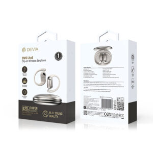 Ασύρματα ακουστικά Clip-On Devia OWS Lite3 Χρυσά - Image 2